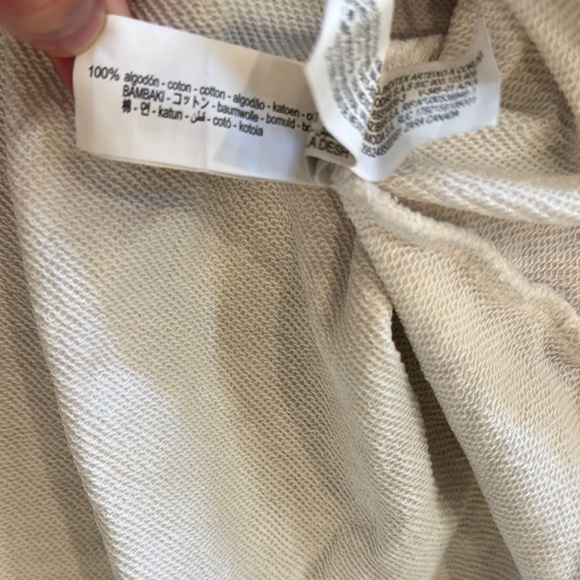 Zara Women’s Raw Hem Sweatshirt & Sweatpants, Sz L - Picture 4 of 8